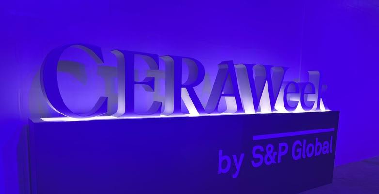 CERAWeek sign
